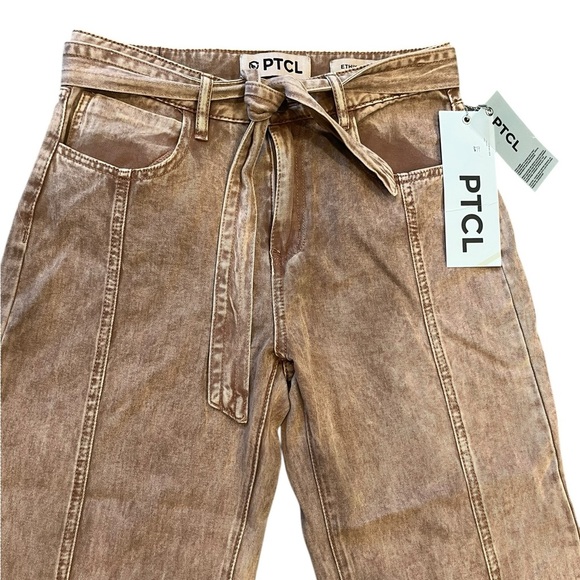PTCL Rosy Brown Wide-Leg Jeans Size 27 - Picture 5 of 10